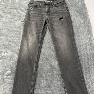 Original Use Men's Black Distressed Skinny Jeans